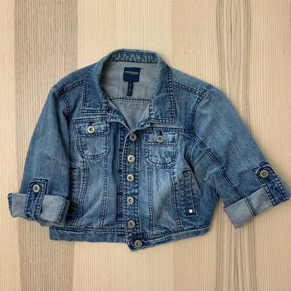Highway Jeans Cropped Denim Jacket - Picture 1 of 7
